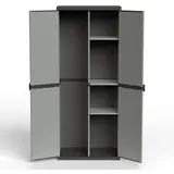 Kreher Mehrzweckschrank 'Armadio', modulares System aus Kunststoff für Keller, Garten, Garage