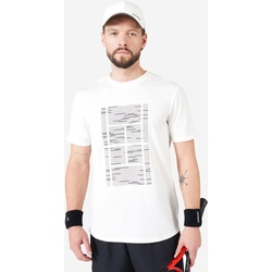 Tennis T-Shirt Herren - Soft TTS cremefarben, weiß, M
