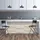 Relaxdays Barhocker klappbar 44 x 115 x 63 cm Schwarz