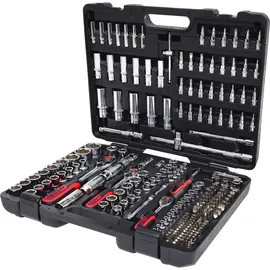 KS Tools CHROMEplus Steckschlüssel-Satz 1/4 + 3/8 + 1/2 195-tlg.