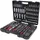 KS Tools CHROMEplus Steckschlüssel-Satz 1/4 + 3/8 + 1/2 195-tlg.