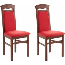 Home Affaire »Franz«, (Set), 2 St., Microfaser, Gestell Buche natur oder weiß, Holzstuhl