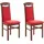 Home Affaire »Franz«, (Set), 2 St., Microfaser, Gestell Buche natur oder weiß, Holzstuhl