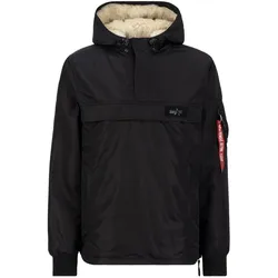 Anorak ALPHA INDUSTRIES "Alpha Industries Men - Outdoor Jackets HPO Anorak", Herren, Gr. S, schwarz, Obermaterial/Futter: 100% Nylon, Jacken