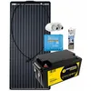 Solaranlage Wohnmobil 100W mit 78 Ah AGM Batterie und MPPT Laderegler