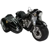 Krebs Glas Lauscha Weihnachtsornament Motorrad 1-tlg. 8cm