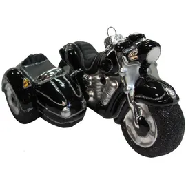 Krebs Glas Lauscha Weihnachtsornament Motorrad 1-tlg. 8cm