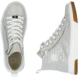 Rieker Sneaker High Damen Weite E Grau/Silber 37