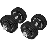 Bad Company Guss Kurzhantel-Set 70Kg (2x35) Hantelscheiben Hantelset