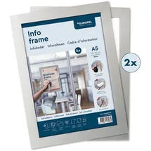 Europel Inforahmen Europel silber 23,8x17,6 cm 2er Set