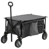 Outsunny Bollerwagen Stahl, Polyester