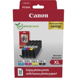 Canon CLI-551XL + Fotopapier