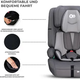 Kinderkraft Safety Fix 2 i-Size grau