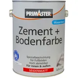 Primaster Zementfarbe und Bodenfarbe 2,5 l RAL 9010 weiß seidenmatt