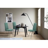 Stressless® Polsterstuhl Laurel, High Back, Größe L, mit Beinen aus Stahl in Schwarz matt grün