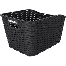 Basil Weave WP Hinterradkorb schwarz