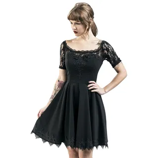 Hell Bunny Amara Mini Dress Black L - L