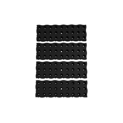 HTI-Living Trittsteine Gehwegplatte 4-teilig Nessa, 69x92 cm, 4-St. schwarz