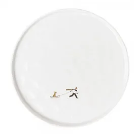 räder Schneetag Teller Hundeschlitten D.22cm, H.1,2cm