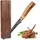 Wakoli Minami Filetiermesser 16,5 cm Olivenholzgriff Damaststahl flexibel