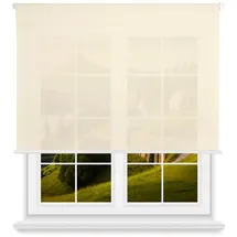 Wellhome Lichtdurchlässiger Rollo 150 x 175 cm Beige