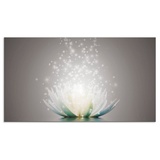 Artland Küchenrückwand »Magie der Lotus-Blume«, (1 tlg.), grau