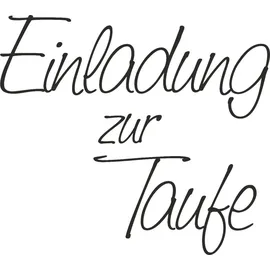 KnorrPrandell Stempel Einladung zur Taufe 5,3 x 4,7 cm