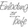 KnorrPrandell Stempel Einladung zur Taufe 5,3 x 4,7 cm