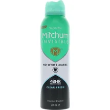 Mitchum Invisible Clear Fresh Deodorant Spray 200 ml