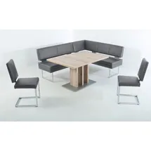 K+W Komfort & Wohnen Essgruppe, (4-tlg), langer Schenkel links oder rechts, 2 Freischwinger, 1 Funktionstisch blau
