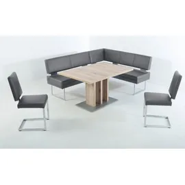 K+W Komfort & Wohnen Essgruppe, (4-tlg), langer Schenkel links oder rechts, 2 Freischwinger, 1 Funktionstisch blau