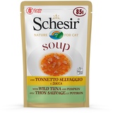 Schesir x 85 g Wilder Thunfisch & Kürbis Schesir Cat Soup Katzenfutter nass