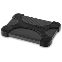 Lacdo Silikon Tragetasche Festplattentasche für Seagate Portable/Game Drive, WD Elements/My Passport, Toshiba Canvio Basics/Flex Portable Externe Festplatte 1TB 2TB 2.5 Zoll HDD, Schwarz