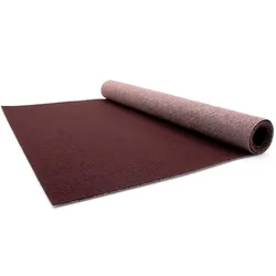 Läufer "PODIUM", braun, B:200cm H:2,6mm L:800cm, Polypropylen (PP), PRIMAFLOR-IDEEN IN TEXTIL, Teppiche, Breite 200 cm, Nadelfilz, Uni-Farben, ideal für Veranstaltungen