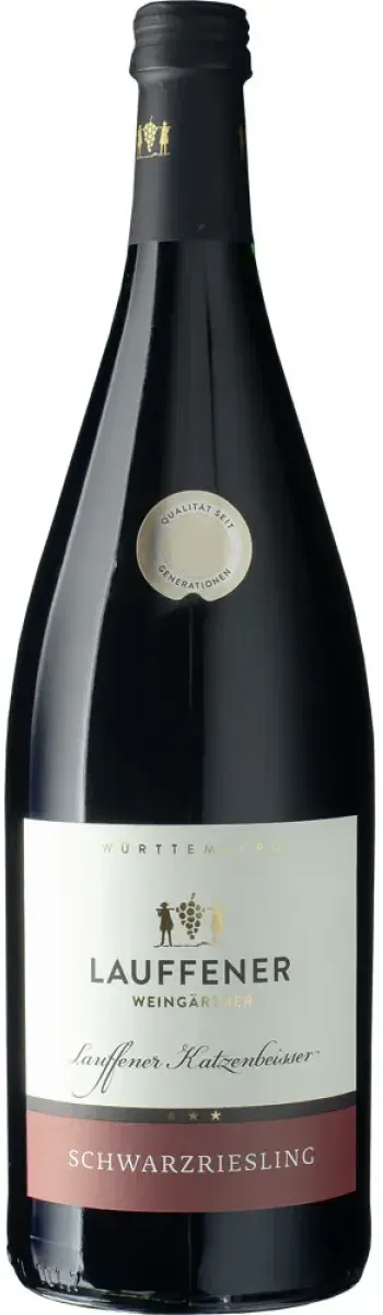 Lauffener Katzenbeisser Schwarzriesling Rotwein halbtrocken 1 l | 2022