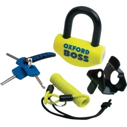 Oxford Boss 12,7mm Bremsscheibenschloss, gelb für Männer