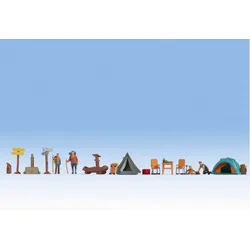 NOCH 16201 H0 - Figuren-Themenwelt „Camping“