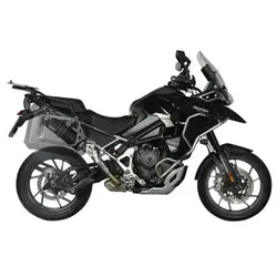 MIVV Dakar Auspuffsystem Mit Eg-Be Edelstahl / Edelstahl Schwarz