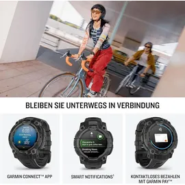 Garmin Instinct 3 Solar 45 mm Schwarz / Schwarz