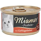 Miamor Nassfutter Pastete mit Geflügelleber 85 g