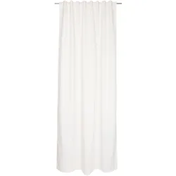 Vorhang TOM TAILOR HOME "Pin Stripe", beige (natur), B:130cm H:250cm, Polyester, Gardinen, blickdicht