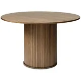 Esstisch Nola Ø 120 cm Holz Smoke