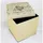 DanDiBo Ambiente Sitzhocker Kunststoff 40 x 40 x 40 cm Beige
