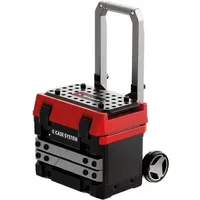 Happy People Einhell E-Case Werkbank 85-TLG., Größe ca. 70x33,5x95 (H) cm, Die erste transportfähige und mitwachsende Werkbank für Kinder. 3 Spielhöhen. Enthält reichlich Zubehör.