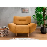 Home Affaire Sessel Drago, frei im Raum stellbar, goldfarben