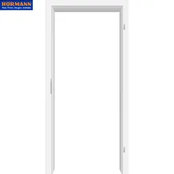 Hörmann ProLine Holz-Umfassungszarge - Duradecor Weisslack glatt - RAL 9016 Verkehrsweiß - rechts 985 x 1985 x 80