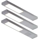 TOPLINE LED Unterbauleuchte Neoplan Change Küchenleuchte 3x 2,2 W Lichtfarbe regelbar