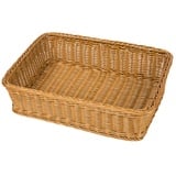 Demarkt Flechtkorb Regalkorb Schrankkorb Rattan Schubfach Regal Korb Attraktiv Size 30 * 20 * 7cm