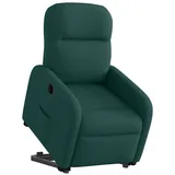vidaXL Relaxsessel mit Aufstehhilfe Elektrisch 88 x 95 x 0 cm Dunkelgrün