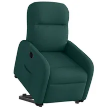 vidaXL Relaxsessel mit Aufstehhilfe Elektrisch 88 x 95 x 0 cm Dunkelgrün